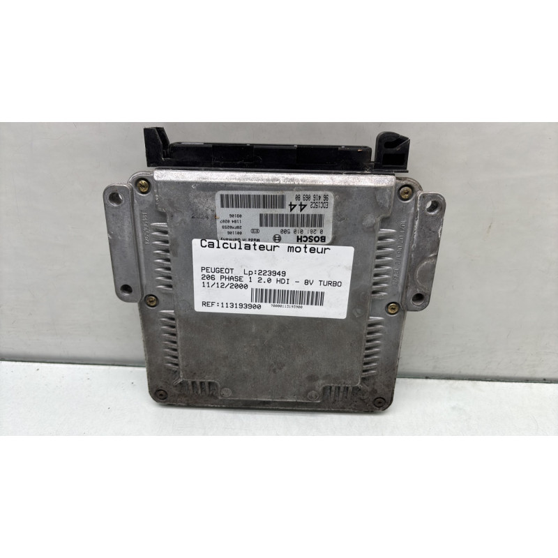 Calculateur moteur PEUGEOT 206 Photo n°3