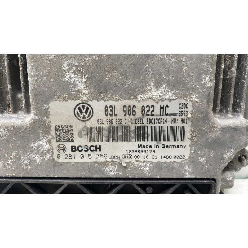 Calculateur moteur VOLKSWAGEN GOLF 6 Photo n°2