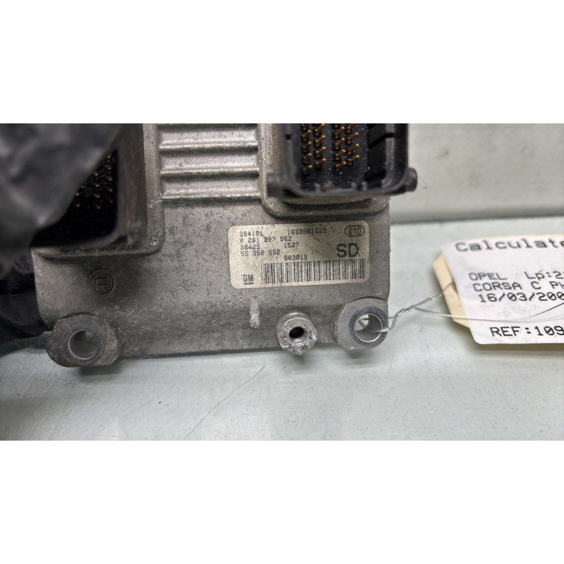 Calculateur moteur OPEL CORSA C Photo n°2