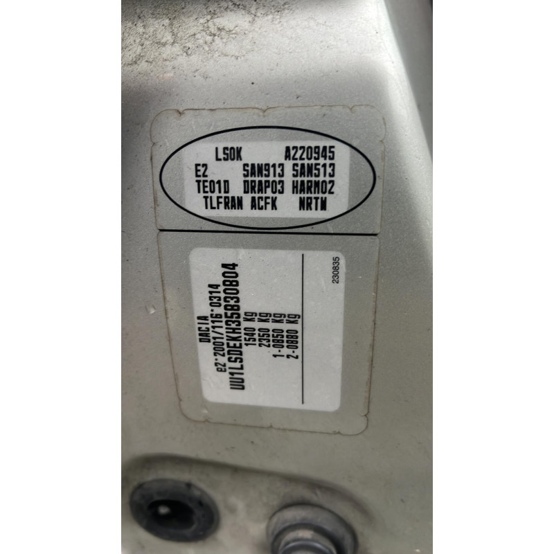Calculateur moteur DACIA LOGAN 1 Photo n°4