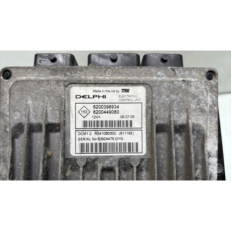 Calculateur moteur RENAULT MODUS Photo n°2
