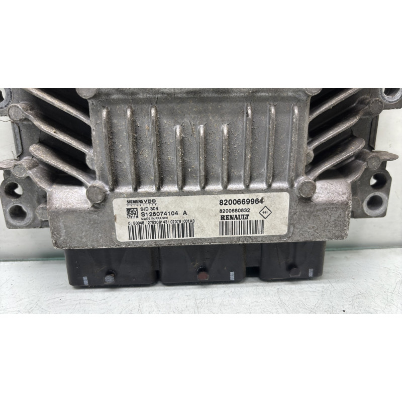 Calculateur moteur RENAULT CLIO 3 Photo n°2
