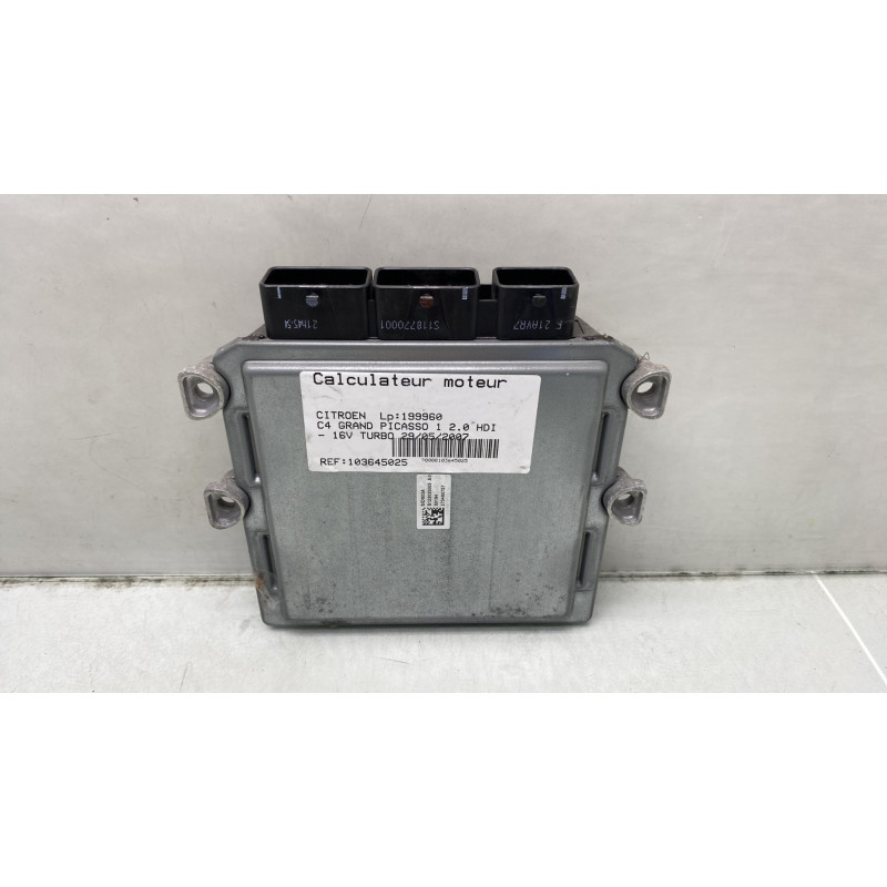 Calculateur moteur CITROEN C4 GRAND PICASSO 1 Photo n°4
