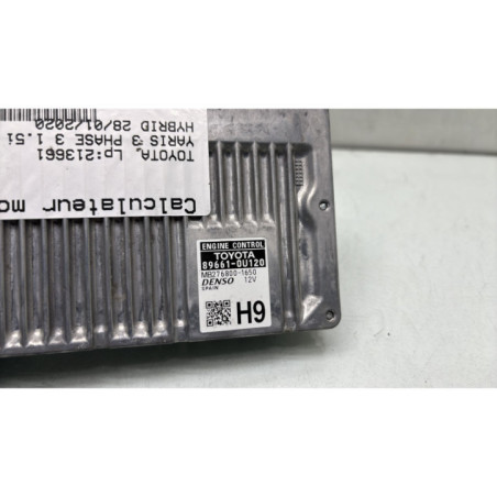 Calculateur moteur TOYOTA YARIS 3