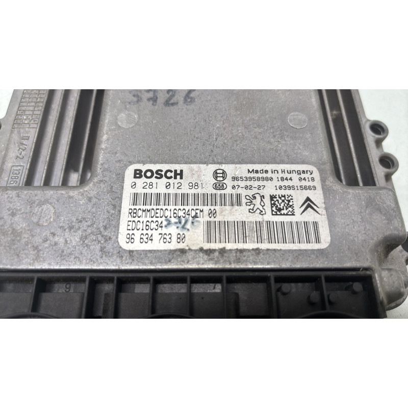 Calculateur moteur CITROEN C4 PICASSO 1 Photo n°3