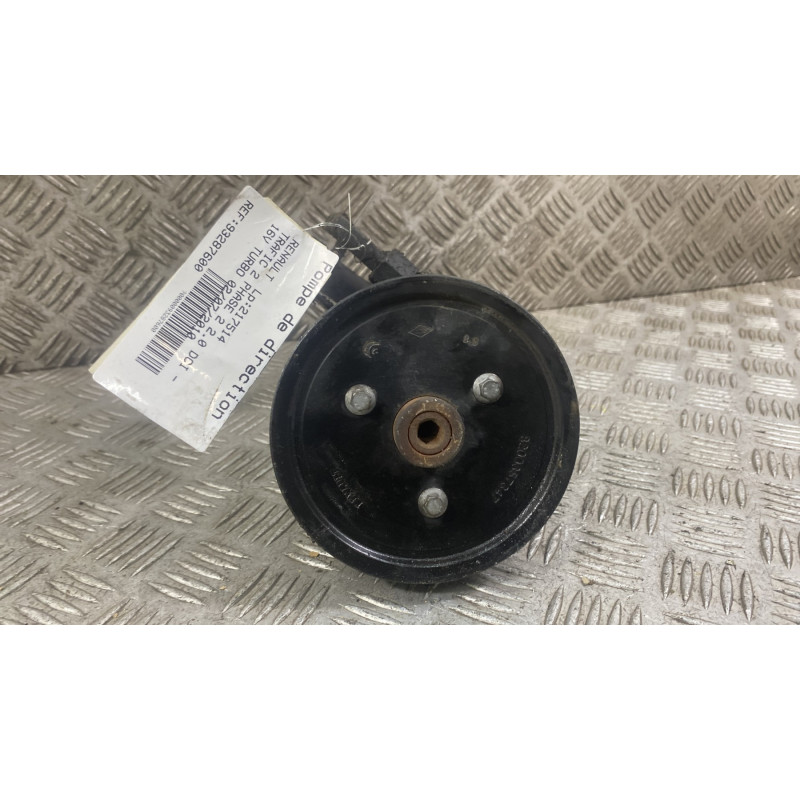 Pompe de direction RENAULT TRAFIC 2 Photo n°2