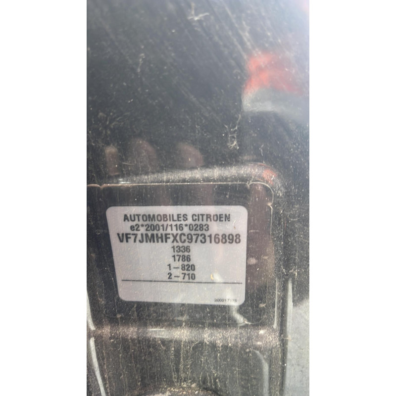 Boite de vitesses CITROEN C2 Photo n°9