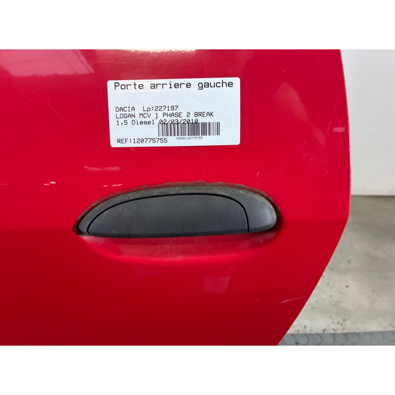 Porte arriere gauche DACIA LOGAN MCV 1 Photo n°4