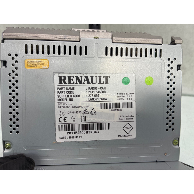 Autoradio d'origine RENAULT CLIO 4 Photo n°2