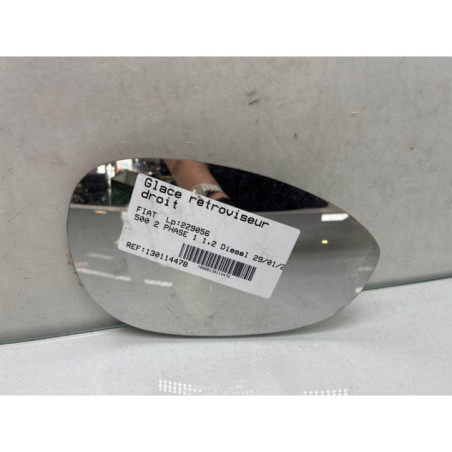 Glace retroviseur droit FIAT 500 2