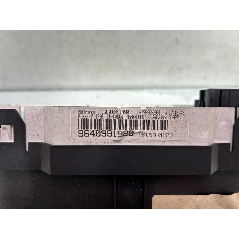 Compteur PEUGEOT 106 Photo n°3