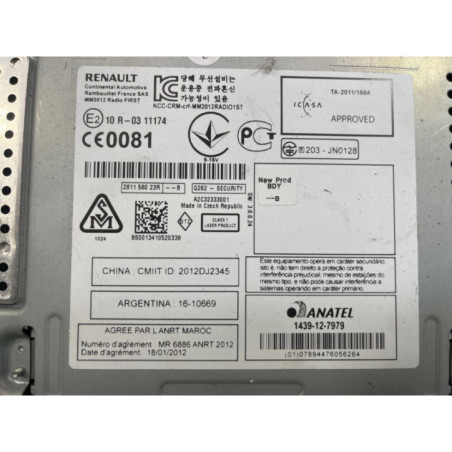 Autoradio d'origine RENAULT GRAND SCENIC 3