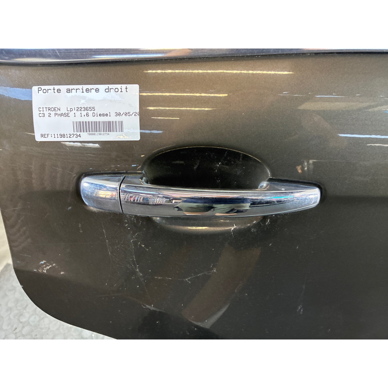 Porte arriere droit CITROEN C3 2 Photo n°1