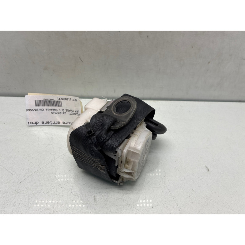 Ceinture arriere droit PEUGEOT 107 Photo n°3