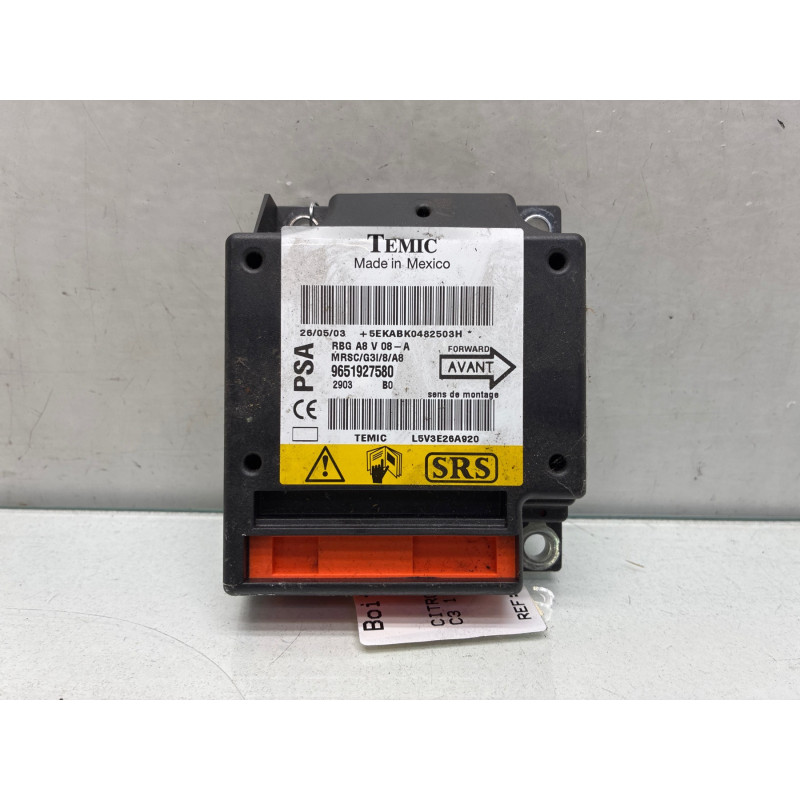 Boitier air bag CITROEN C3 1 Photo n°4
