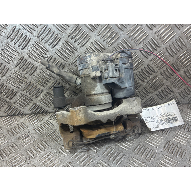 Etrier arriere droit (freinage) VOLKSWAGEN GOLF 7 Photo n°2