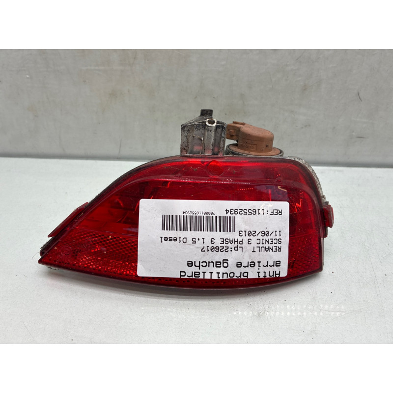 Anti brouillard arriere gauche RENAULT SCENIC 3 Photo n°2