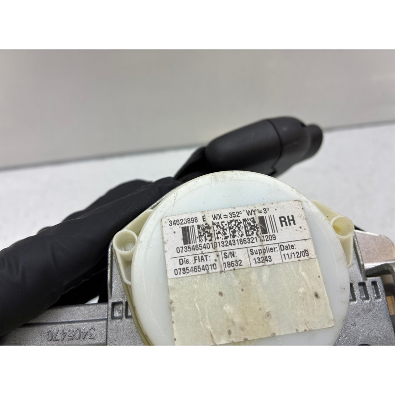 Pretensionneur de ceinture avant droit FIAT 500 2 Photo n°3
