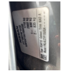 Plage arriere NISSAN JUKE 1