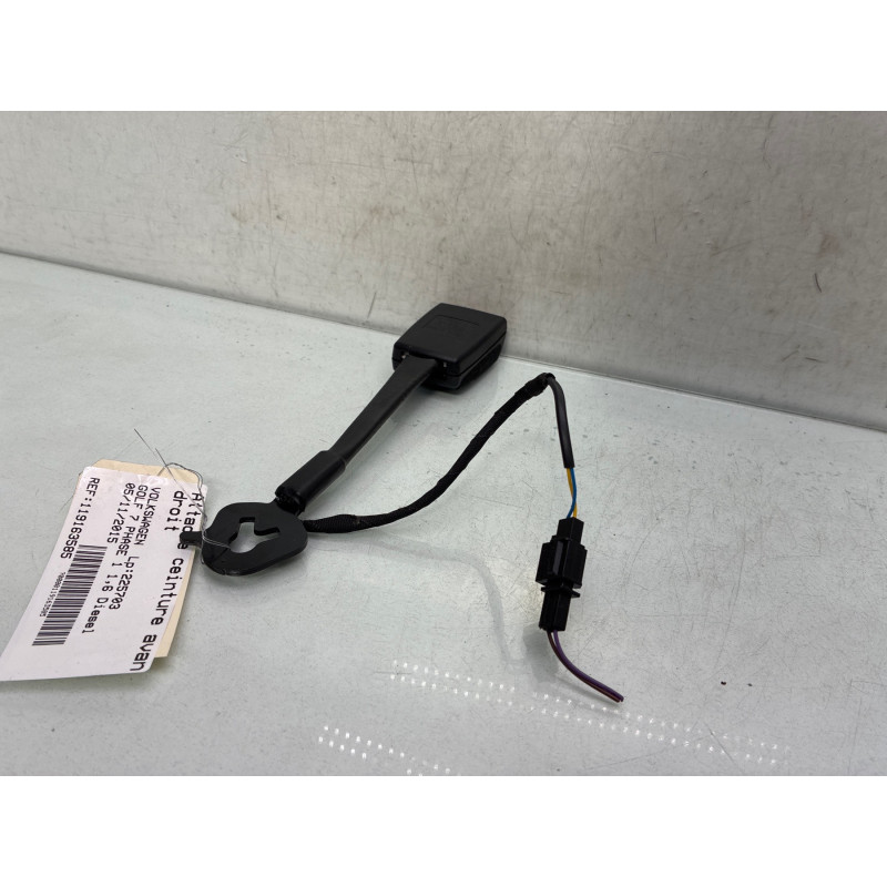 Attache ceinture avant droit VOLKSWAGEN GOLF 7 Photo n°2
