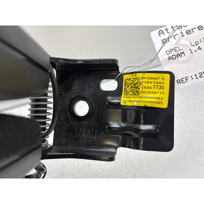 Attache ceinture arriere centrale OPEL ADAM Photo n°2