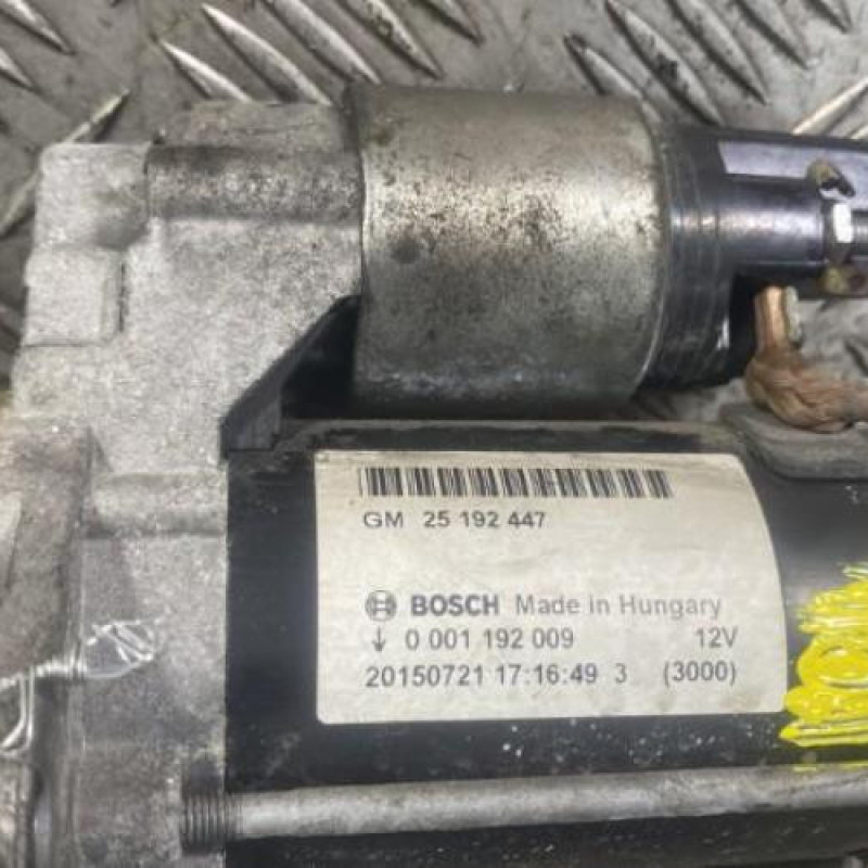 Demarreur OPEL CORSA E Photo n°4