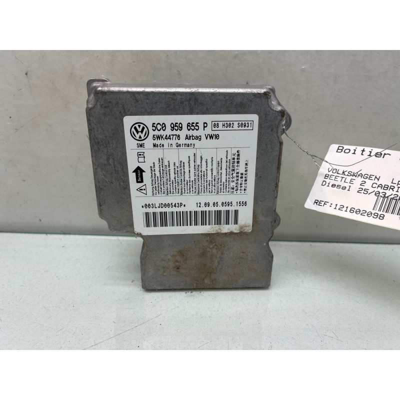 Boitier air bag VOLKSWAGEN BEETLE 2 Photo n°4