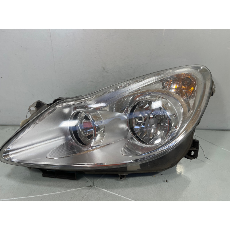 Optique avant principal gauche (feux)(phare) OPEL CORSA D Photo n°2