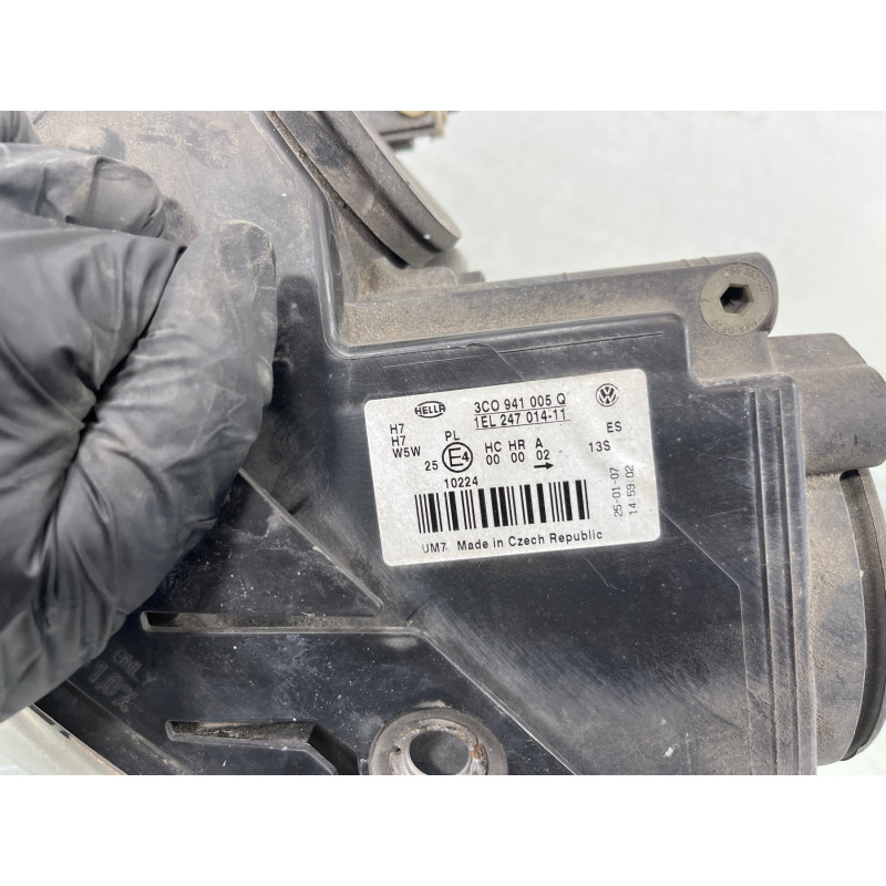 Optique avant principal gauche (feux)(phare) VOLKSWAGEN PASSAT 5 Photo n°4