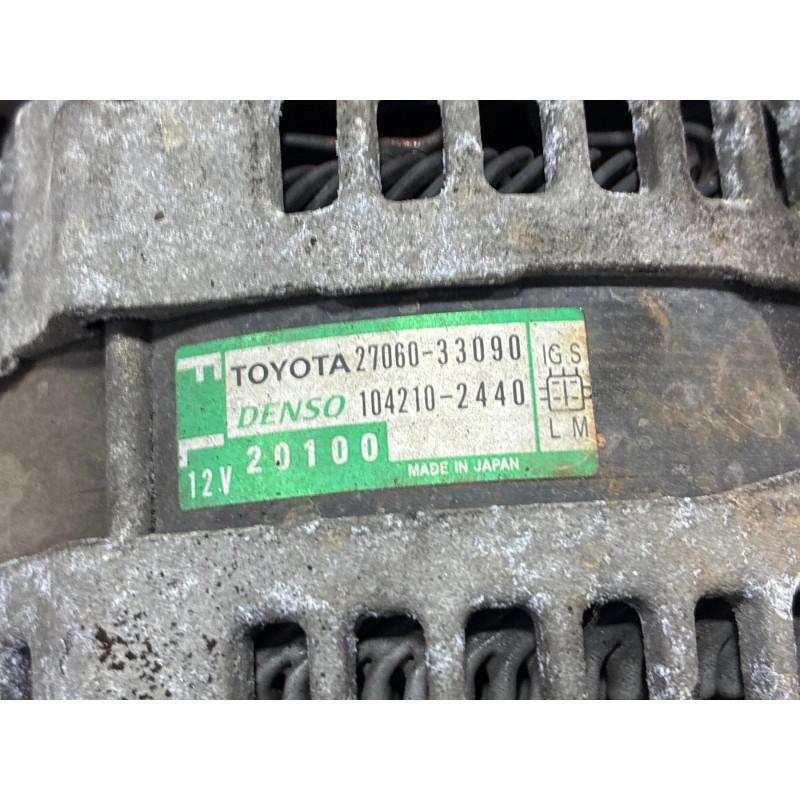 Alternateur TOYOTA IQ Photo n°1