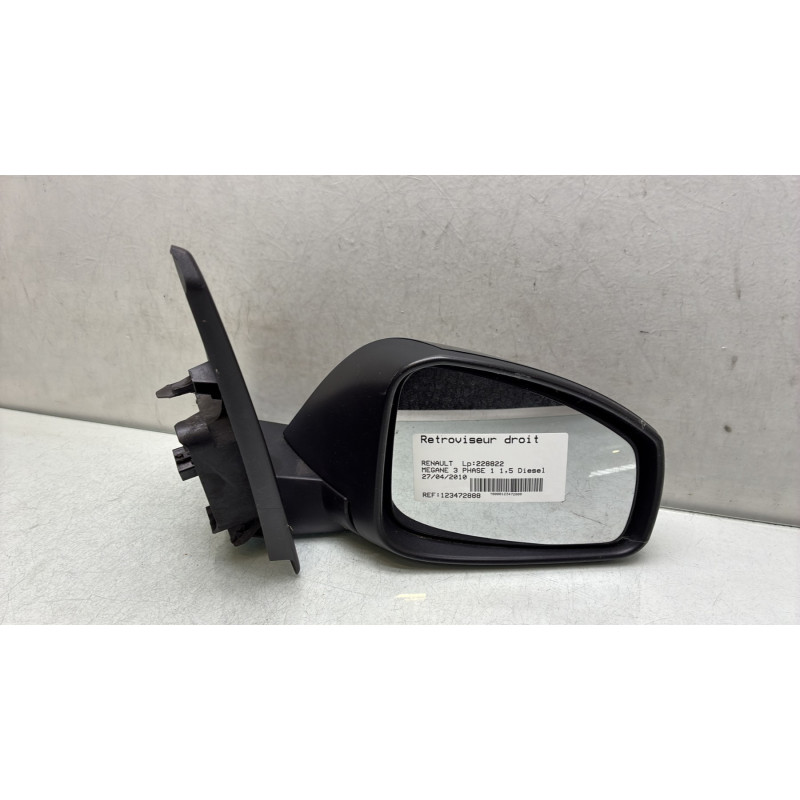 Retroviseur droit RENAULT MEGANE 3 Photo n°1