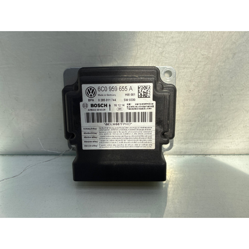 Boitier air bag VOLKSWAGEN POLO 5 Photo n°3