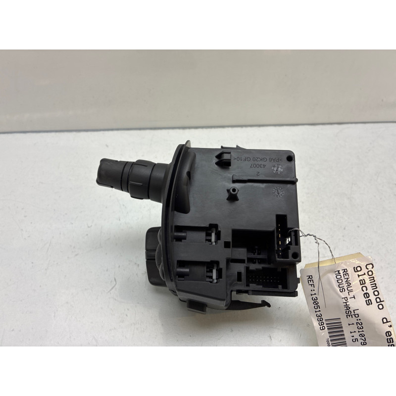 Commodo d'essuie glaces RENAULT MODUS Photo n°3