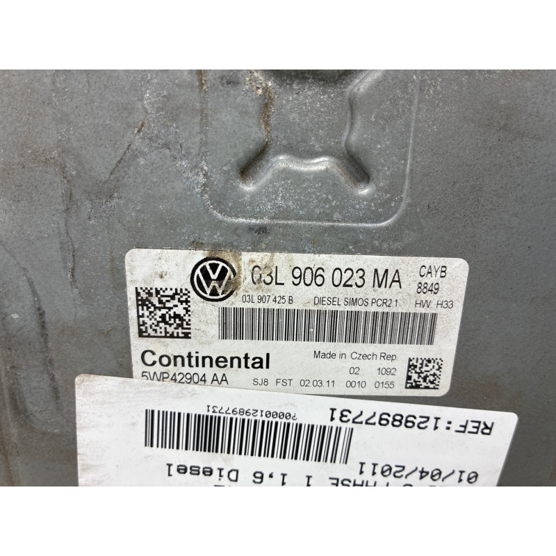 Calculateur moteur VOLKSWAGEN POLO 5 Photo n°2