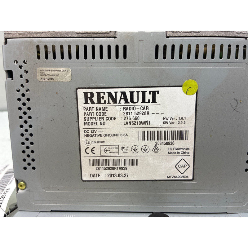 Autoradio d'origine RENAULT CLIO 4 Photo n°5