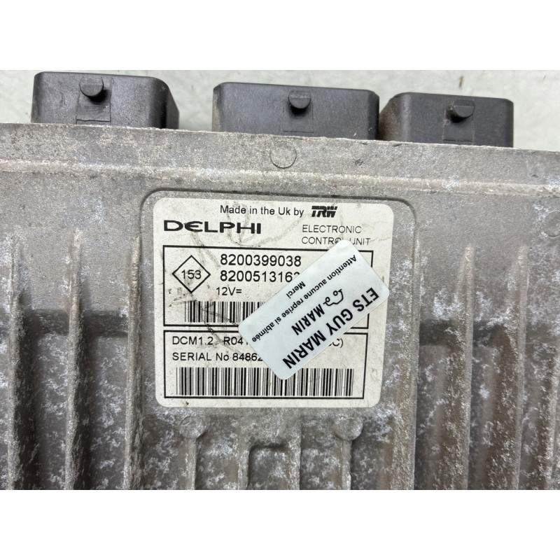 Calculateur moteur RENAULT CLIO 3 Photo n°3