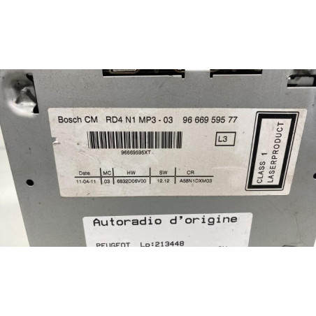Autoradio d'origine PEUGEOT 3008 1
