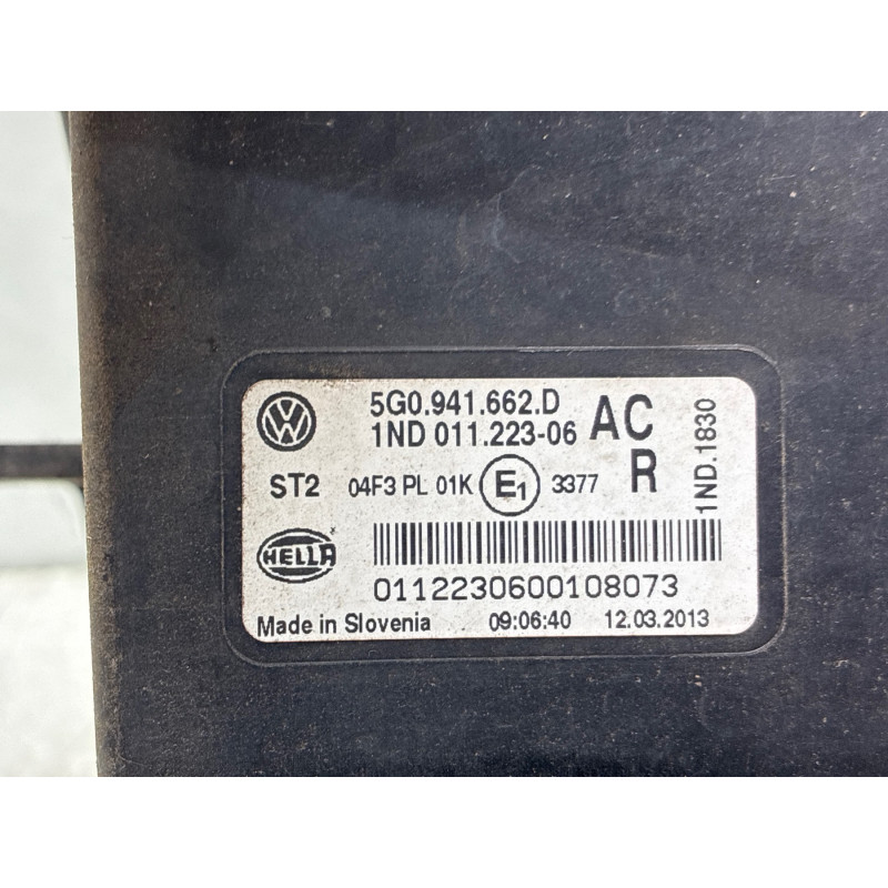 Anti brouillard droit (feux) VOLKSWAGEN GOLF 7 Photo n°8