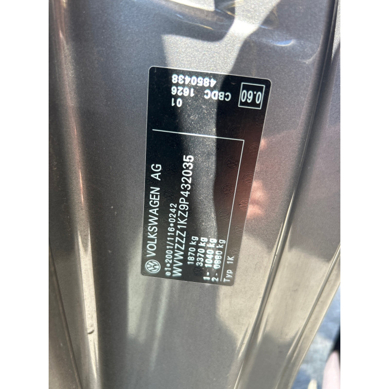 Porte avant gauche VOLKSWAGEN GOLF 6 Photo n°16