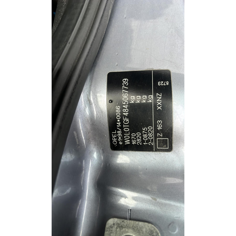 Porte avant gauche OPEL ASTRA G Photo n°14
